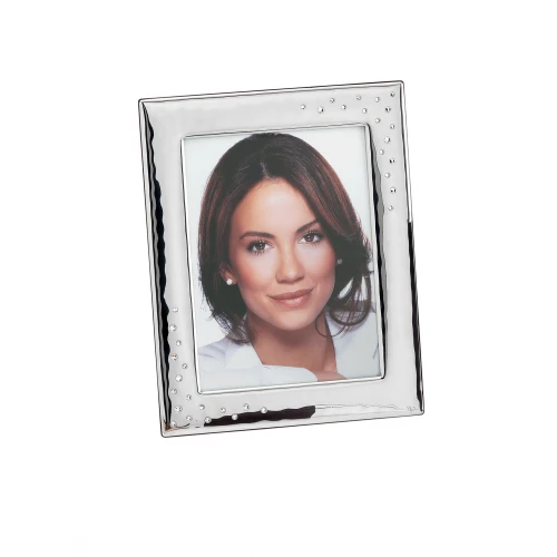 PORTA FOTO IN ARGENTO 10X15 STRASS