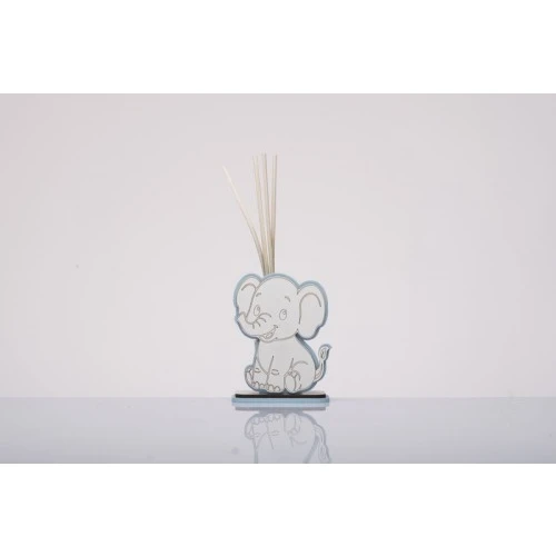 Bomboniera Solidale Battesimo Bambino: Profumatore Elefantino Cuorematto con Scatola