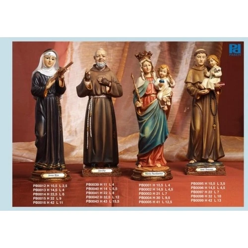 PADRE PIO 43 CM. RESINA