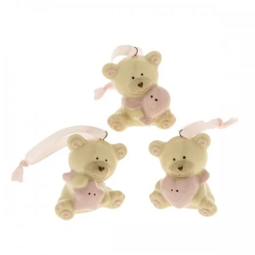 PALLINO ORSO DECO' ROSA S/3 H.4 