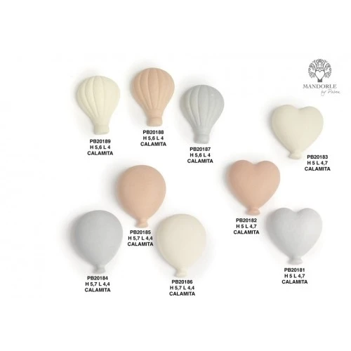 PALLONCINO BIANCO 5.7 CM. PORCELLANA CALAMITA