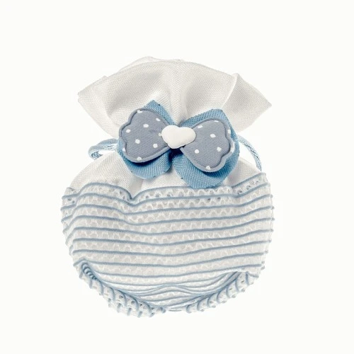 SACCHETTINO CONFETTI PAPILLON BAG QUADRO CM.10 CIELO 