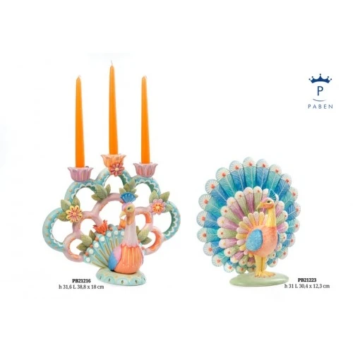 PAVONE 31 CM. RESINA