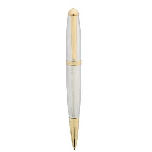 PENNA SFERA CON MEMORIA USB 16 GB CROMATA CON FINITURE ORO