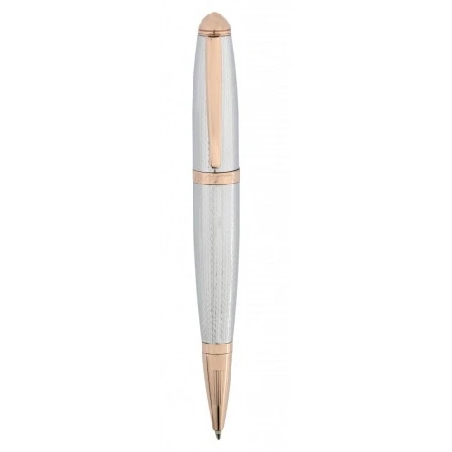PENNA SFERA CON MEMORIA USB 16 GB CROMATA CON FINITURE RAME