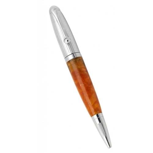 PENNA SFERA CON MEMORIA USB 16GB IN BICOLORE ARANCIO