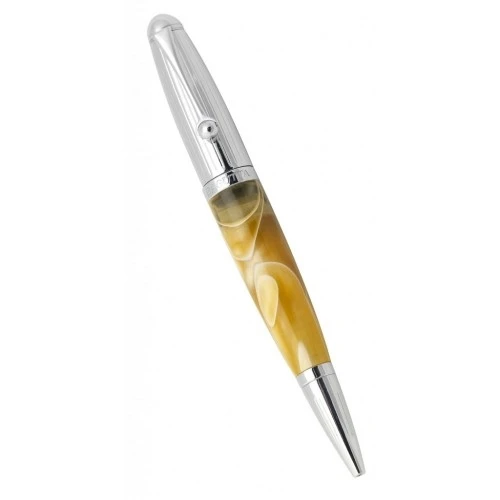 PENNA SFERA CON MEMORIA USB 16GB IN BICOLORE CREMA
