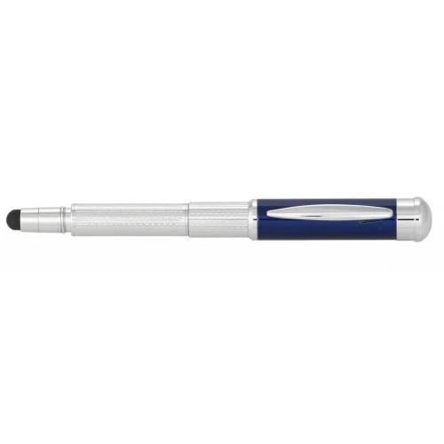 PENNA TRIS CON USB 16GB E SOFT TOUCH CAPPUCCIO BLU