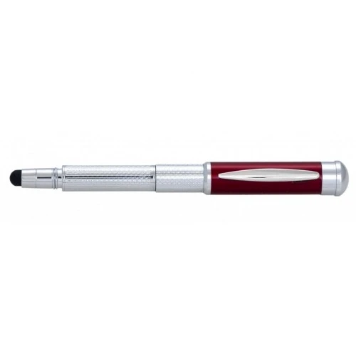 PENNA TRIS CON USB 16GB E SOFT TOUCH CAPPUCCIO ROSSO