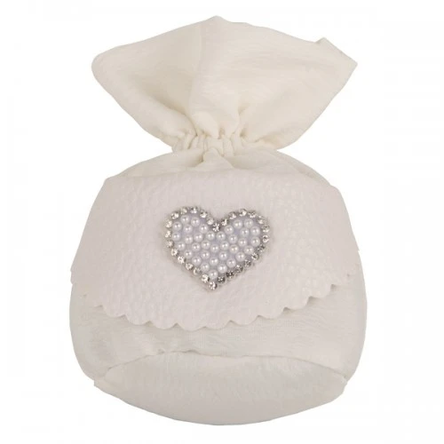 SACCHETTINO CONFETTI PERLE BAG PALLA CM.10 CUORE 