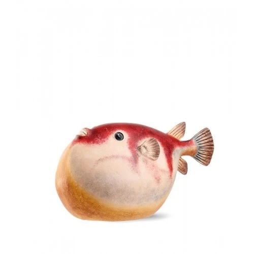 Pesce palla Rosso decorativo