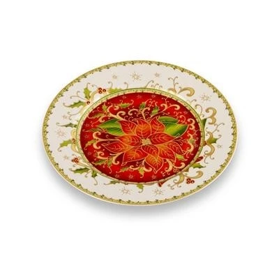 PIATTO DOLCE NATALIZIO CM 20