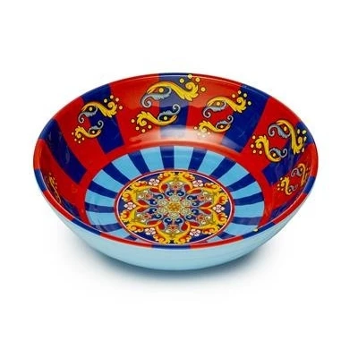 PIATTO FONDO MELAMINA - MEDITERRANEO