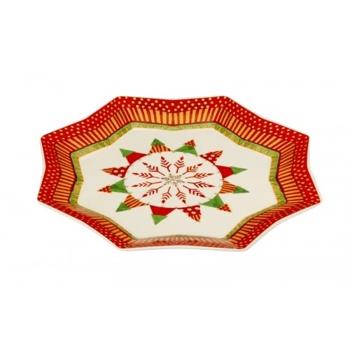 PIATTO STELLA - DECORAZIONE NATALE
