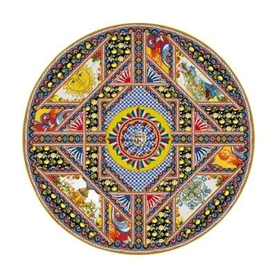 PIATTO TONDO MELAMINA - SANTA ROSALIA