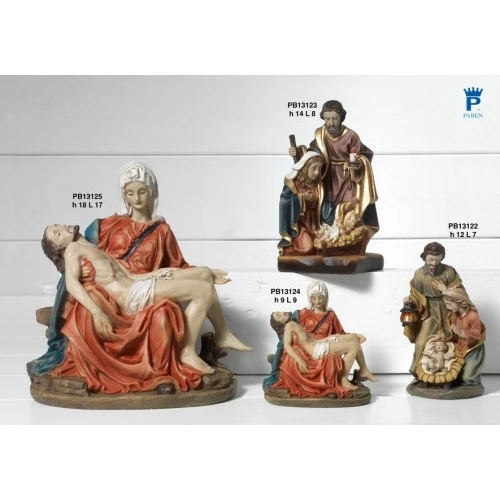 PIETA' 18 CM. RESINA