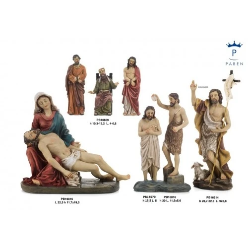 PIETA' 22.5 CM. RESINA