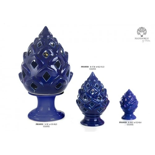 PIGNA BLU 10.3 CM. PORCELLANA LUCE