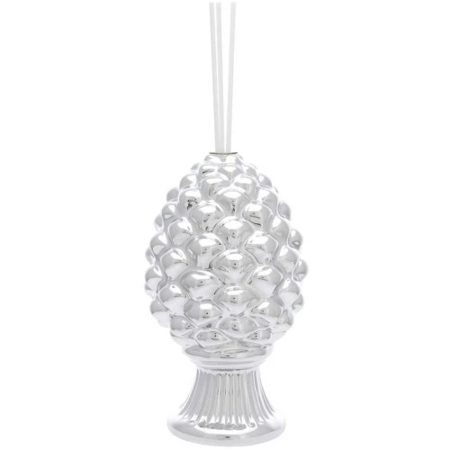 PIGNA CON DIFFUSORE ARGENTO H. 15