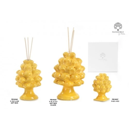 PIGNA GIALLA 8.6 CM. PORCELLANA