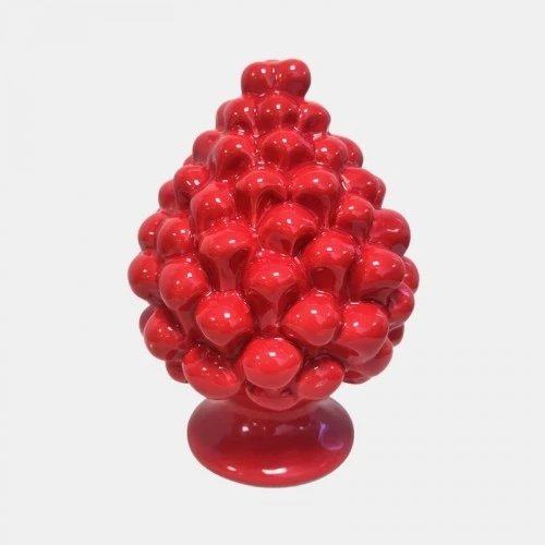PIGNA SICILIANA IN CERAMICA ROSSA CM.12