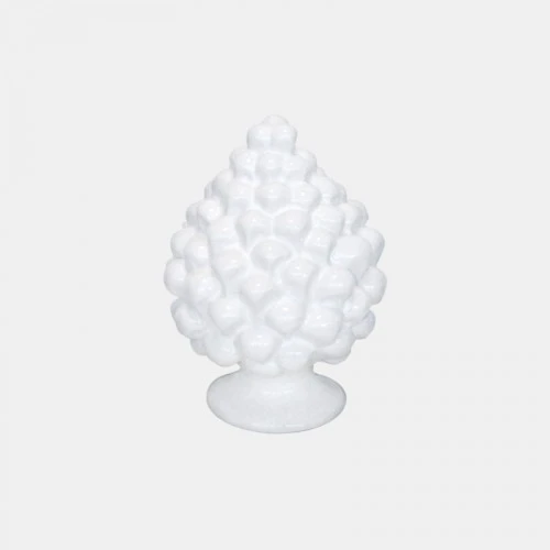 PIGNA SICILIANA IN CERAMICA BIANCA cm.7