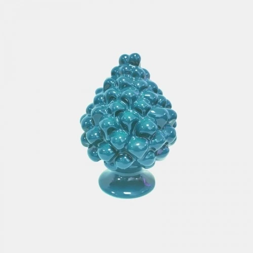 PIGNA SICILIANA IN CERAMICA BLU