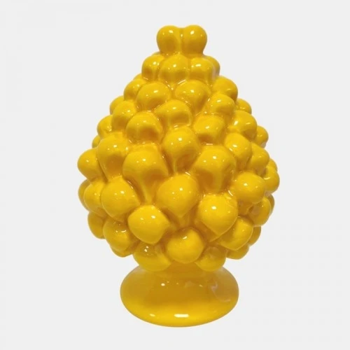 PIGNA SICILIANA IN CERAMICA GIALLA CM.20