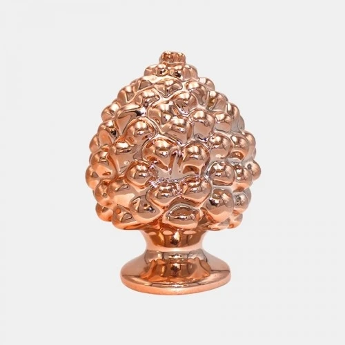  PIGNA SICILIANA IN CERAMICA BRONZO CM. 10