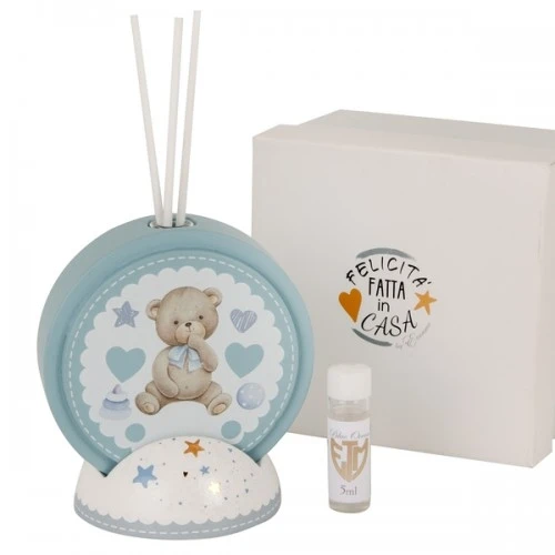 BOMBONIERA - DIFFUSUSORE BABY CELESTE H.11 CON BOX