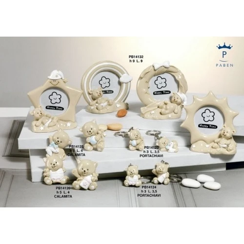 PORTACHIAVI ORSETTO BOY 3 CM. RESINA