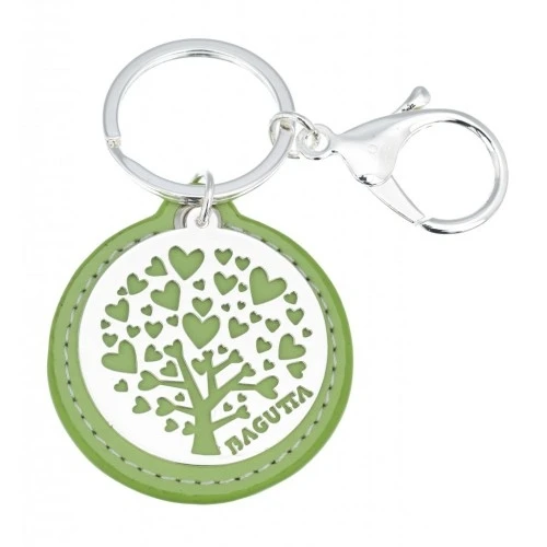 PORTACHIAVI ALBERO DELLA VITA CUORI - VERDE