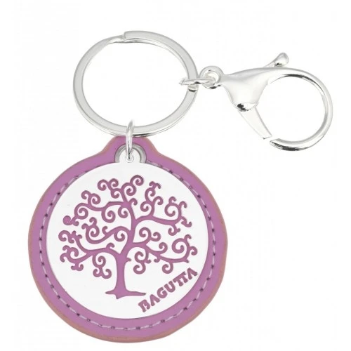PORTACHIAVI ALBERO DELLA VITA STILIZZATO - ROSA