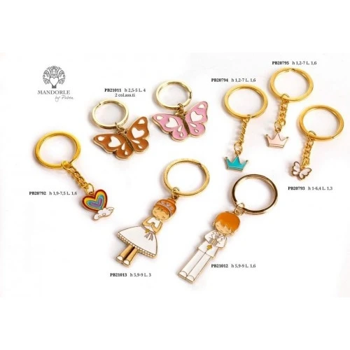 PORTACHIAVI BIMBO COMUNICANDO 5.9 CM. METALLO