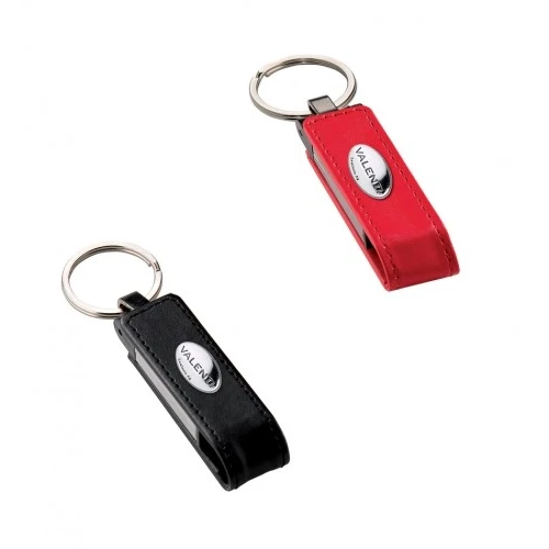 PORTACHIAVI CON CHIAVE USB 16 GB NERO