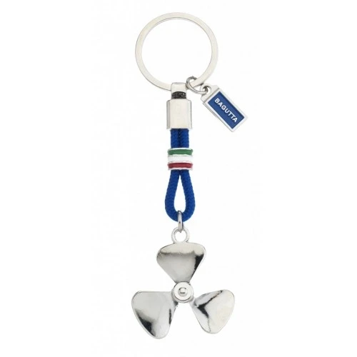 PORTACHIAVI CON ELICA E CORDONE BLU cm 11