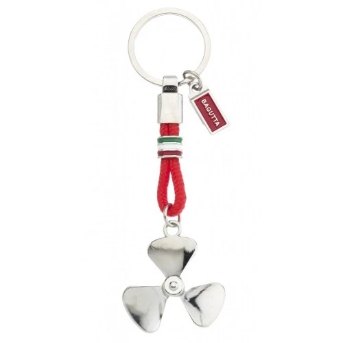 PORTACHIAVI CON ELICA E CORDONE ROSSO cm 11