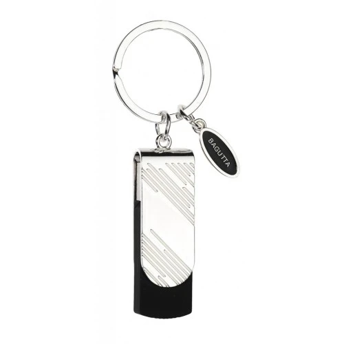 PORTACHIAVI CON MEMORIA USB 16GB NERO