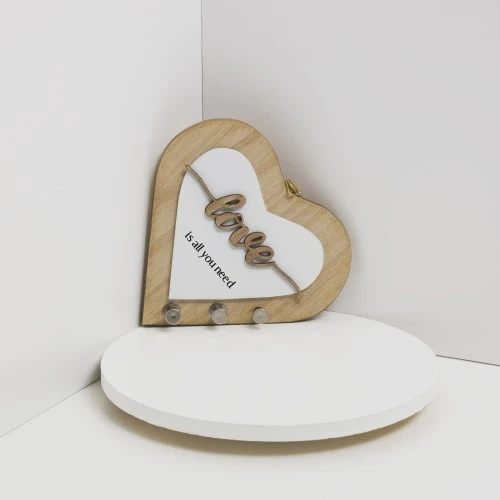 PORTACHIAVI CUORE LOVE MDF