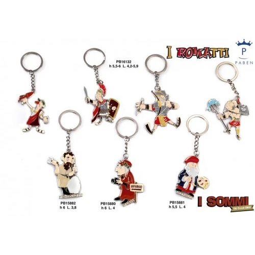 PORTACHIAVI DANTE 'I SOMMI' 6 CM. METALLO