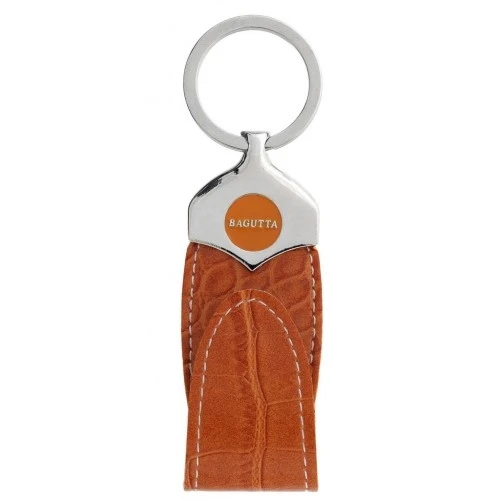 PORTACHIAVI IN PELLE CON MEMORIA USB 16GB ARANCIONE