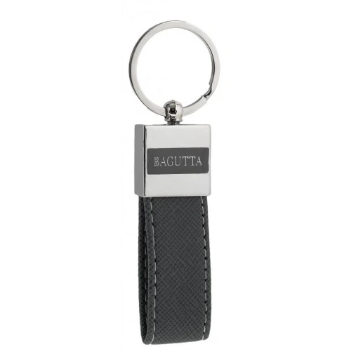 PORTACHIAVI IN PELLE CON MEMORIA USB 16GB - GRIGIO