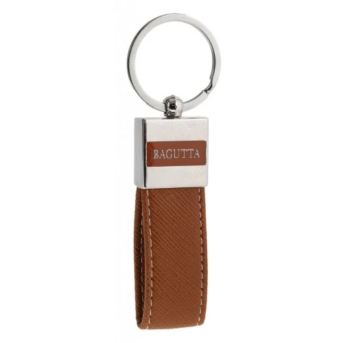PORTACHIAVI IN PELLE CON MEMORIA USB 16GB - MARRONCINO