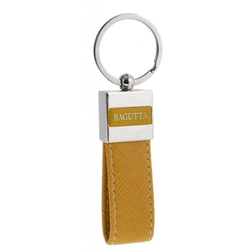 PORTACHIAVI IN PELLE CON MEMORIA USB 16GB - SENAPE
