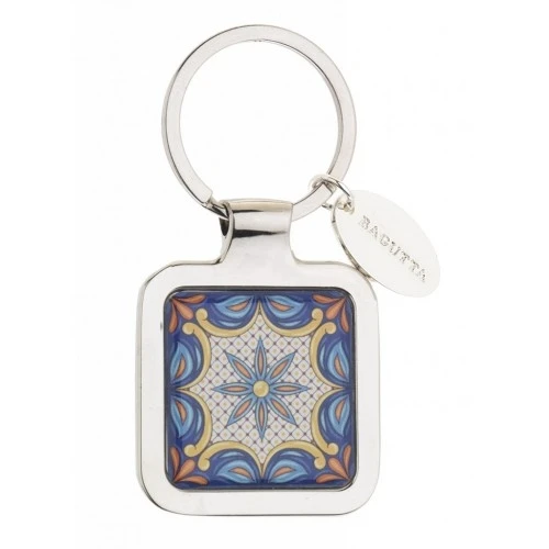 PORTACHIAVI QUADRATO MAIOLICA
