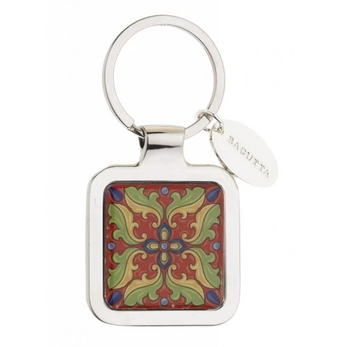 PORTACHIAVI QUADRATO MAIOLICA