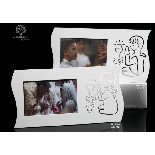 PORTAFOTO BIMBA PREGHIERA 29 CM.LEGNO