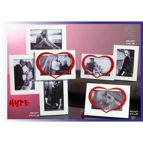 PORTAFOTO CUORE 20 CM.