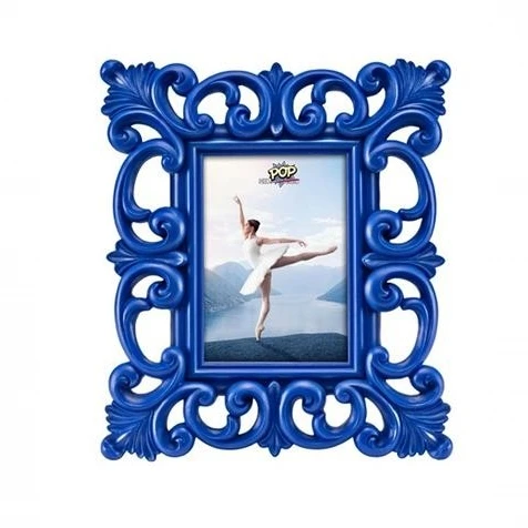 PORTAFOTO SPECCHIERA BLU CM 28x32