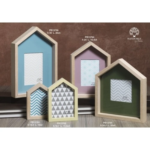 PORTAFOTO CASETTA 24 CM. LEGNO